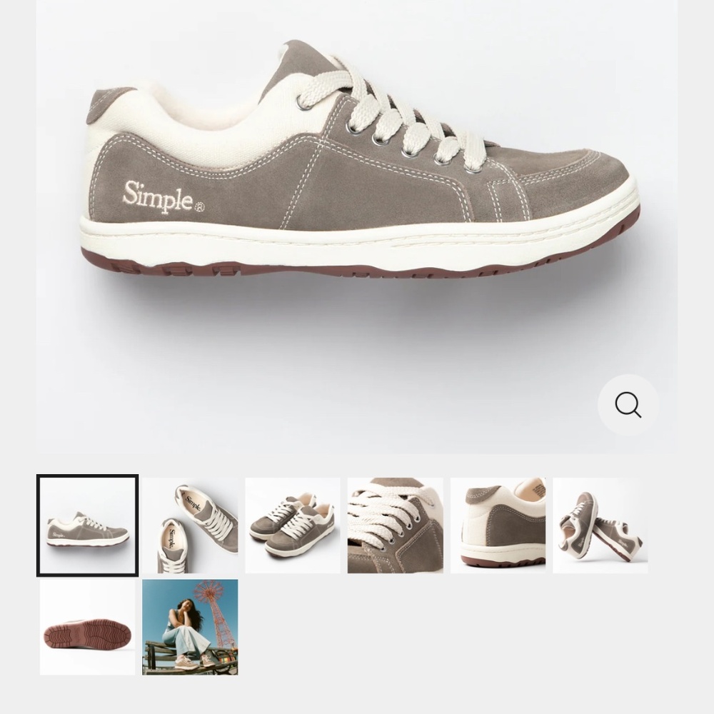 Simple Shoes Taupe 10.5